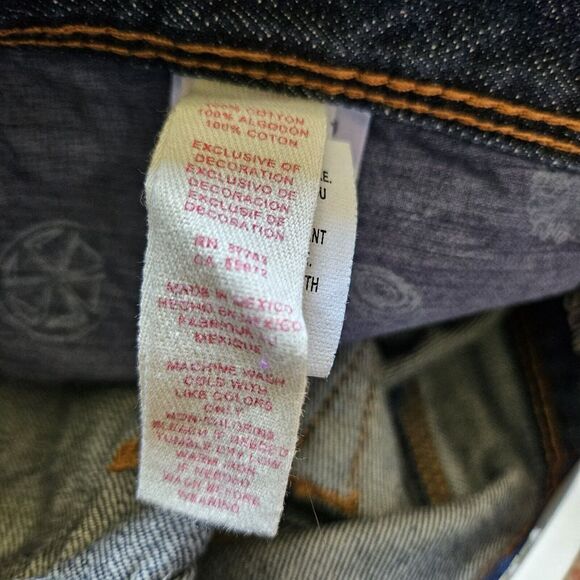 PERRY ELLIS AMERICA Mens VTG Blue Jeans Stonewash Slim Fit Straight Leg 34 X 30 - Picture 10 of 10